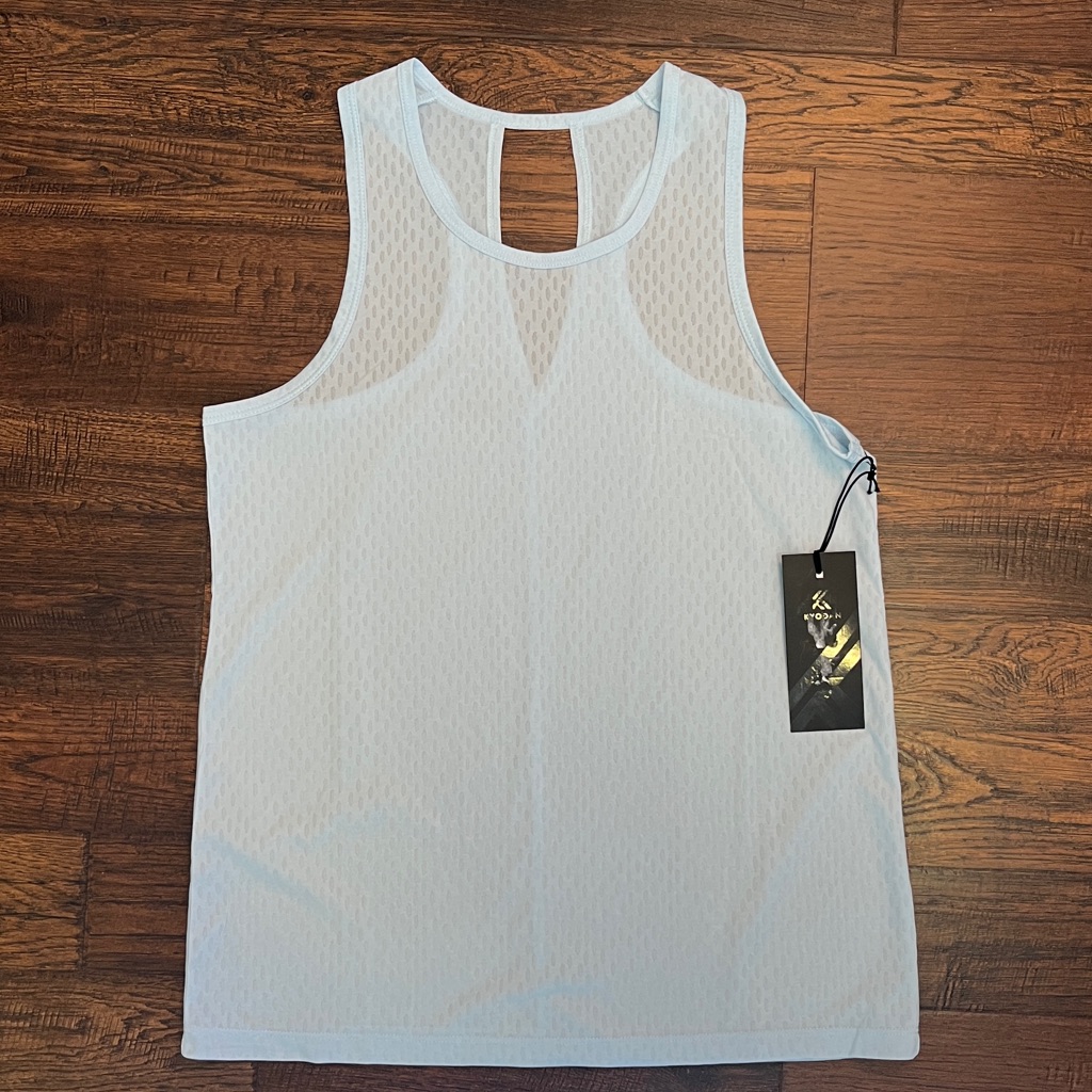 Kyodan Women’s Athletic Lightweight Sleeveless Activewear Tank Top Size M Blue